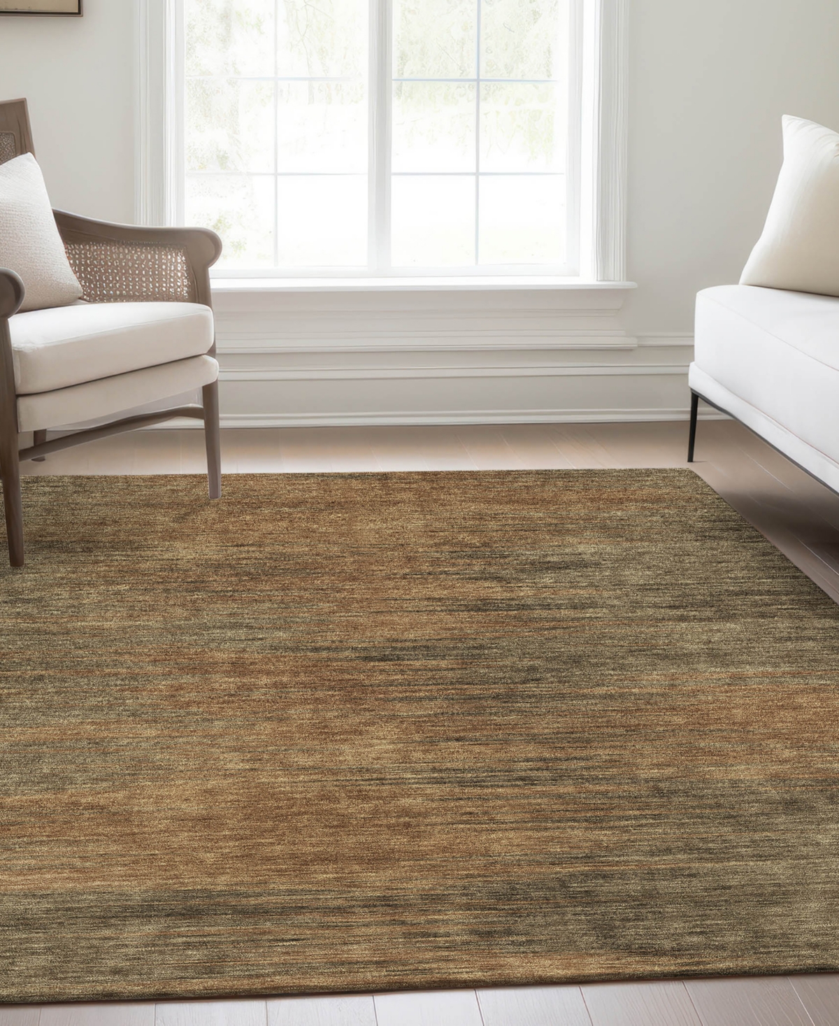 Addison Chantille Acn794 9'x12' Area Rug In Terracotta