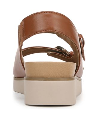 Women's Goodie Square Open Toe Slingback Platform Sandals