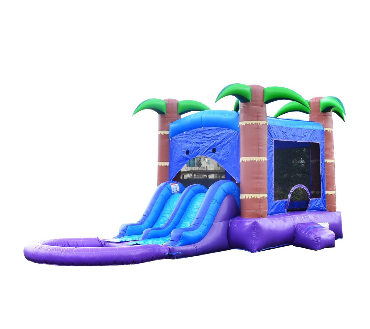 Детская игрушка HERO Kiddo HeroKiddo Enchanted Forest Bounce House & Water Slide Combo w/ Detachable Pool (No Blower/No Stakes), Commercial Grade Inflatable, цвет: Open Miscellaneous — фото 1