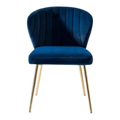 Modern Sage Velvet Accent Chair with Wingback Design and Sturdy Metal Legs