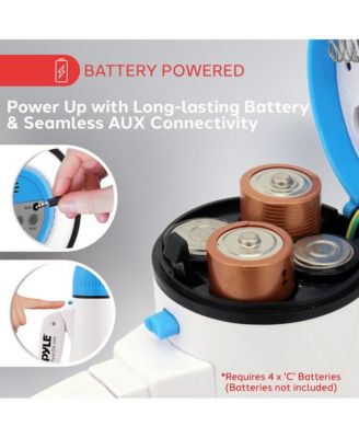 Portable Megaphone with 20W Power, Siren, MP3 Input, Adjustable Volume, Shoulder Strap, Lightweight Bullhorn