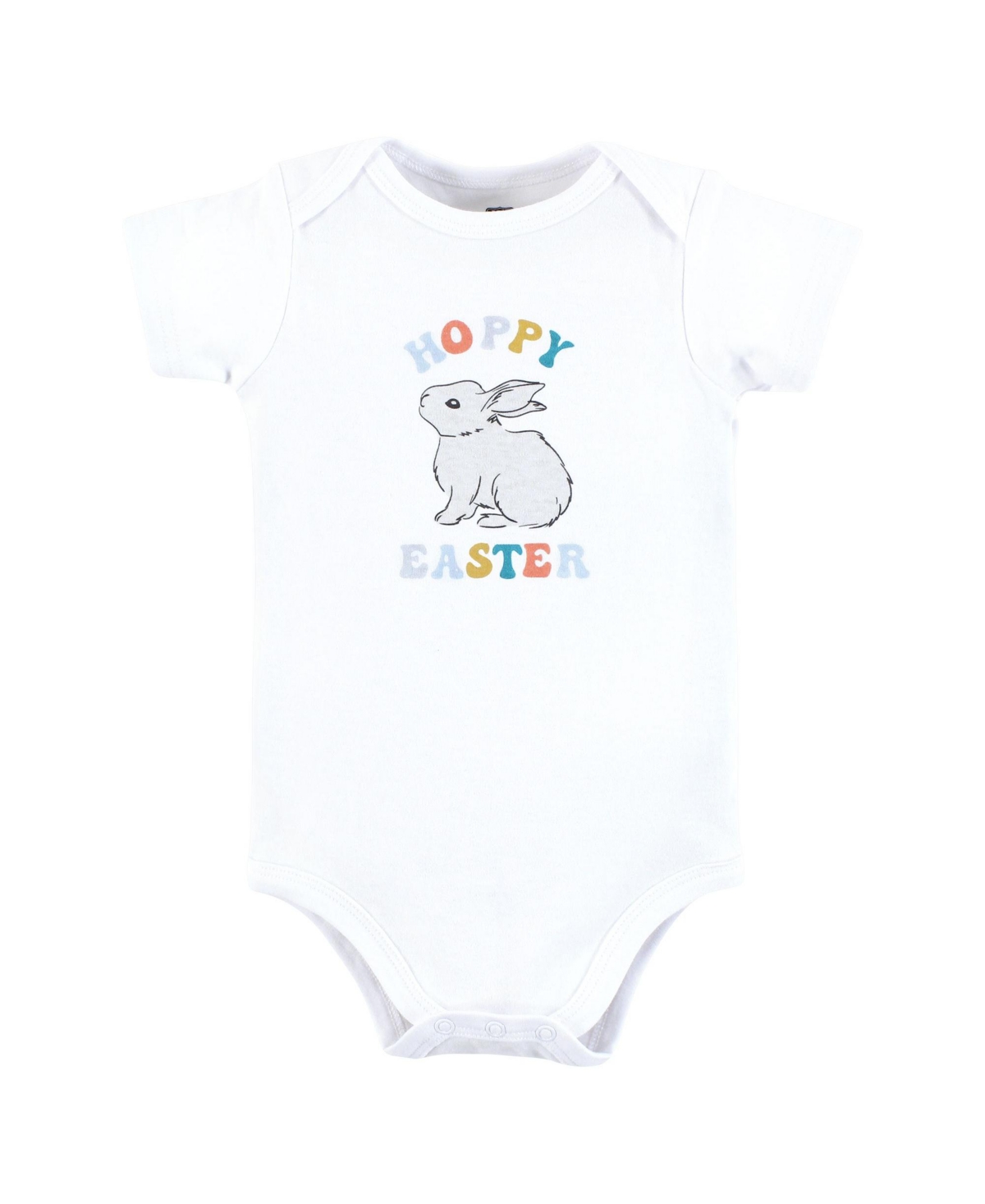 Hudson Baby Baby Boys Hudson Unisex Cotton Bodysuit and Pant Set, 9-12 Months - Hoppy easter