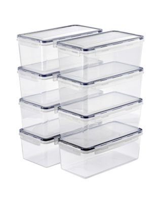 8 Pack (108oz/13.5cups) Airtight Food Storage Containers with Lids