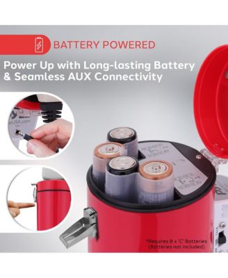 50-Watt Portable Megaphone with Siren, MP3 Input, Automatic Siren, Shoulder Strap, Lightweight