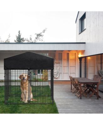 Heavy Duty Outdoor Dog Kennels Crate Dog Cages Waterproof Sun Shadow Cover