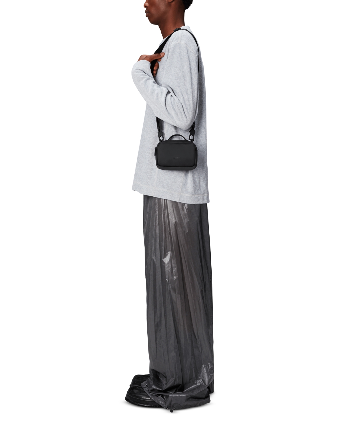 Rains Men's Signature Box Bag In Black