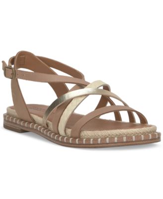 Lucky Brand - Women's Kielly Strappy Whipstitch Flat Sandals