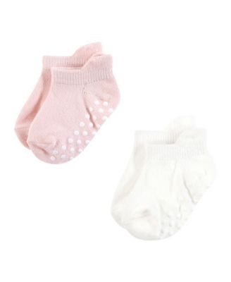 12Pk Natural Non-Skid No-Show Socks