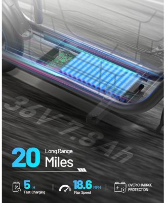 C1/C1 Pro Electric Scooter with Seat, 450W Powerful Motor up to 20/25 Miles Range, Foldable Electric Scooter for Adults Max Speed 15.5/18.6 Mph, Electric Scooter for Commuting with Basket