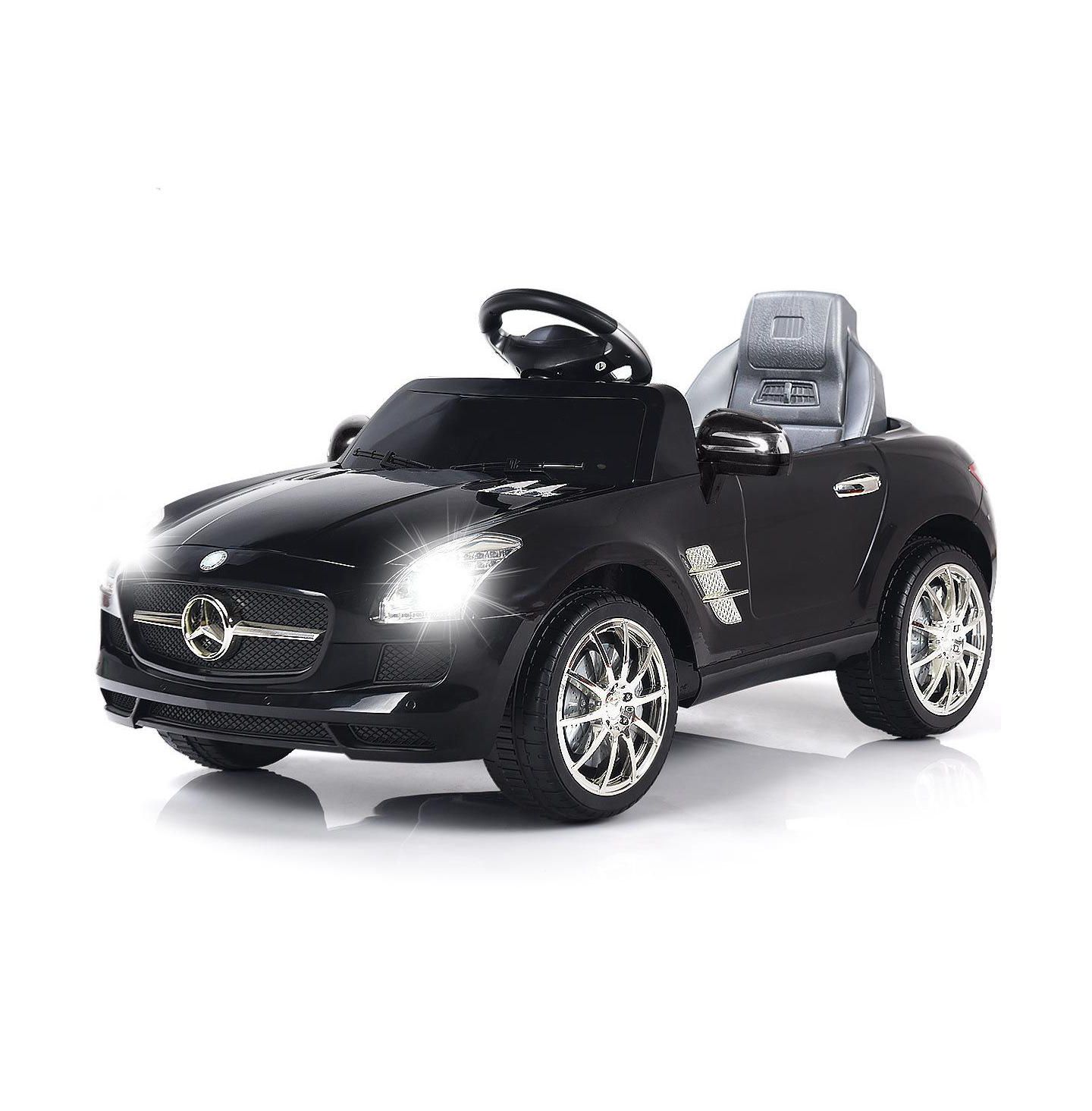 Детская игрушка Costway Mercedes Benz SLS R/C MP3 kids Ride On Car Electric Battery Toy, цвет: Чёрный — фото 1