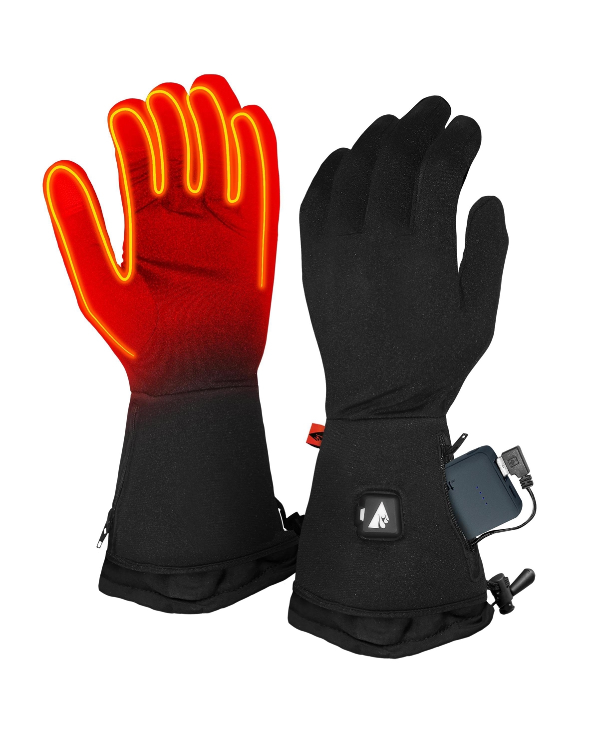 Men's 5V Battery Heated Glove Liners Black - Xxl - Black