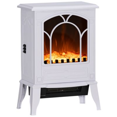 Electric Fireplace Stove with Overheat Protection 750W/1500W,