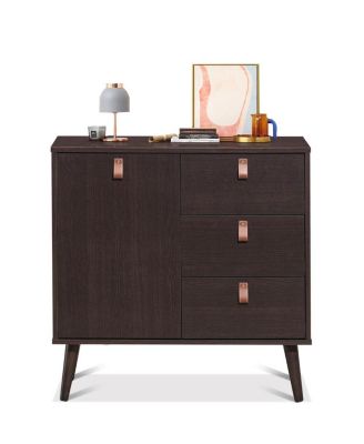 3-drawer Sideboard Storage Display Cabinet