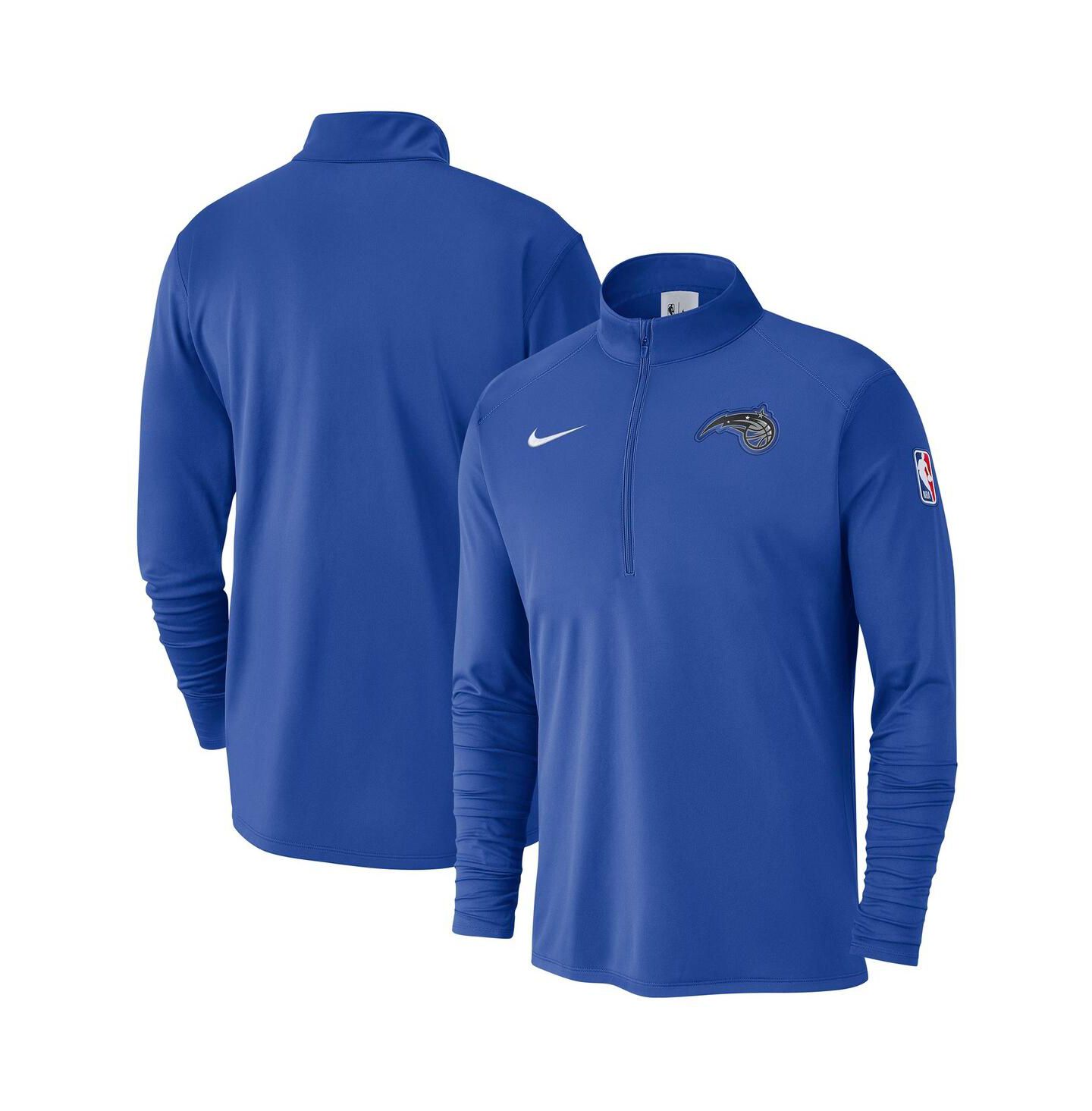 Мужской топ Nike Blue Orlando Magic 2024/25 Courtside Performance Half-Zip — фото 1