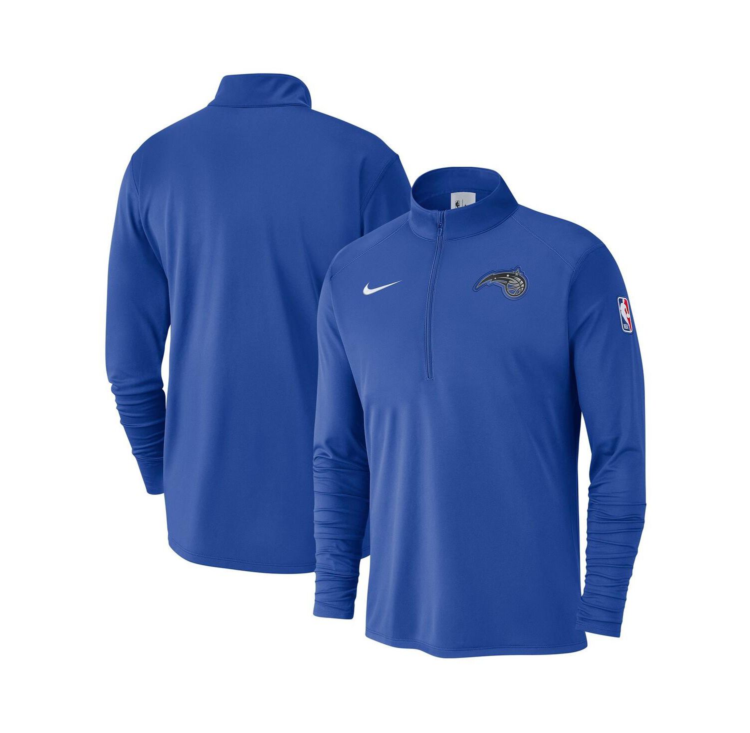 Men's Blue Orlando Magic 2024/25 Courtside Performance Half-Zip Top