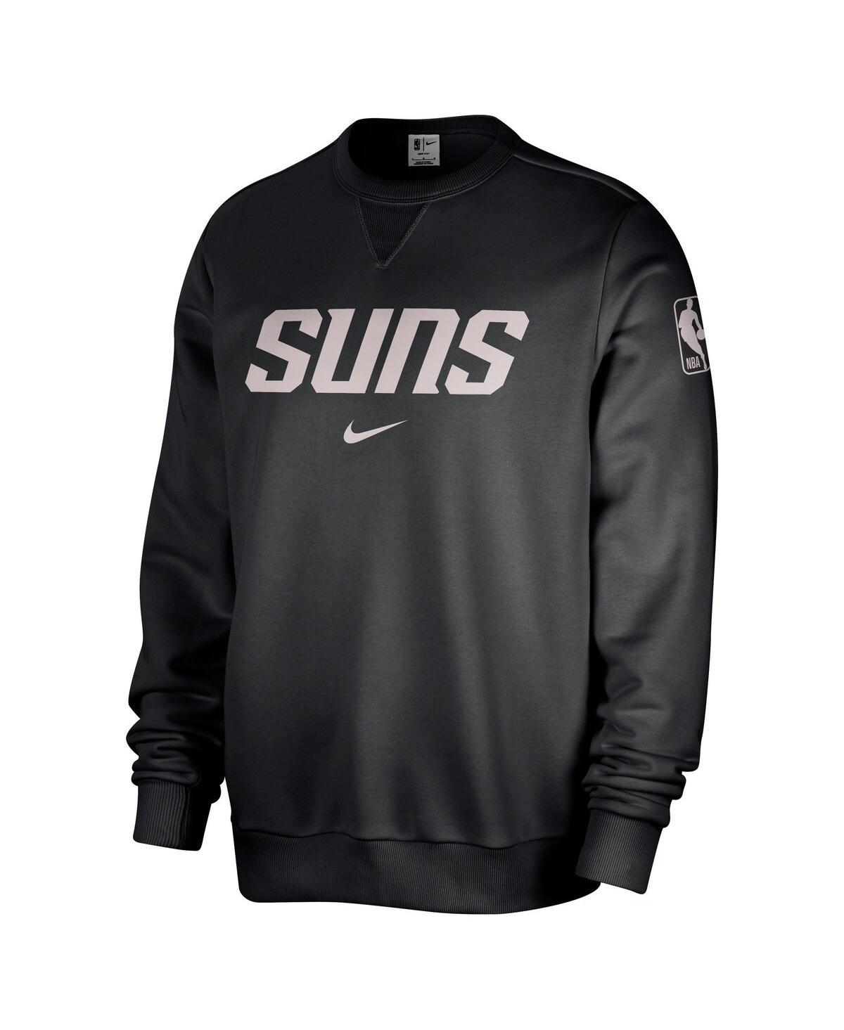 Nike Men's Black Phoenix Suns Courtside Standard Issue Performance Pullover Sweatshirt In Black