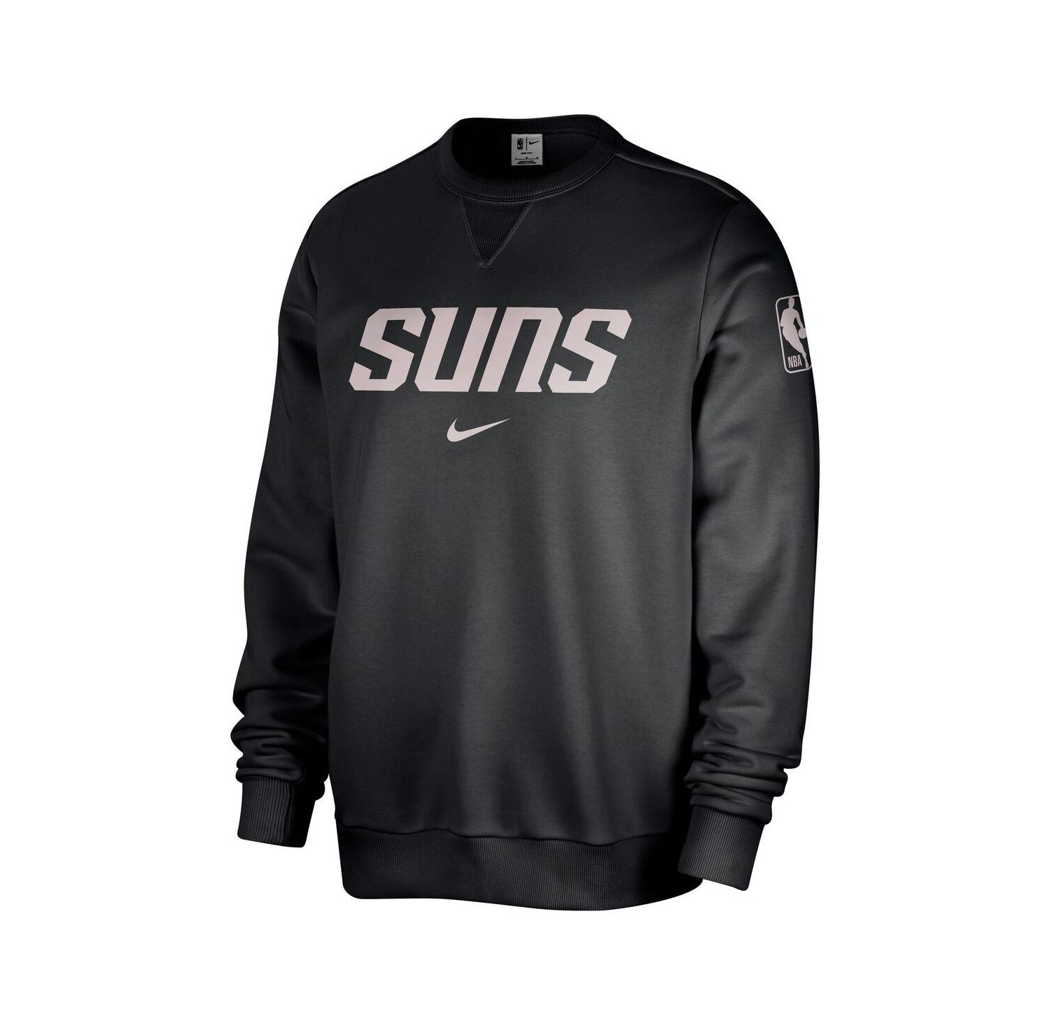 Men's Black Phoenix Suns Courtside Standard Issue Performance Pullover Sweatshirt
