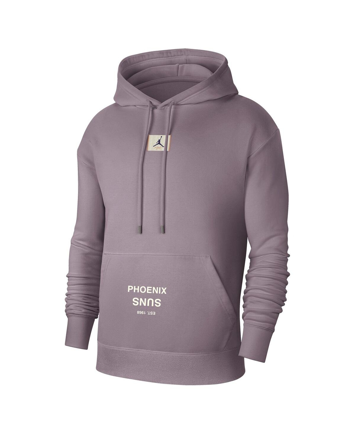 Shop Jordan Men's Purple Phoenix Suns Courtside Statement Edition Pullover Hoodie