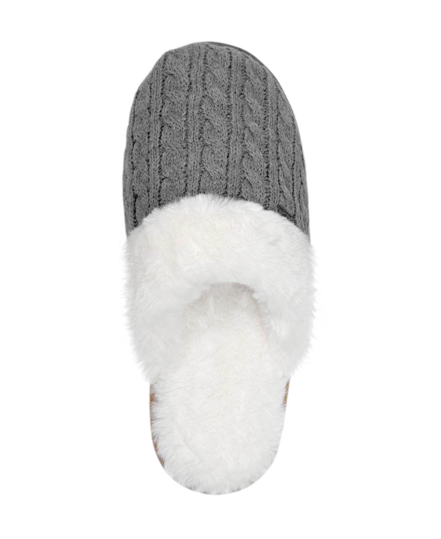 Женские тапочки Heat Holders Aria Faux Fur Scuff Slippers, цвет: Серый — фото 2