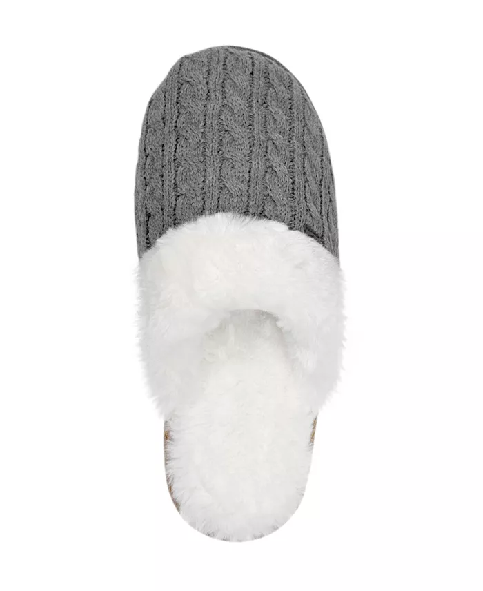 Women's Aria Faux Fur Scuff Slippers - thumbnail 8