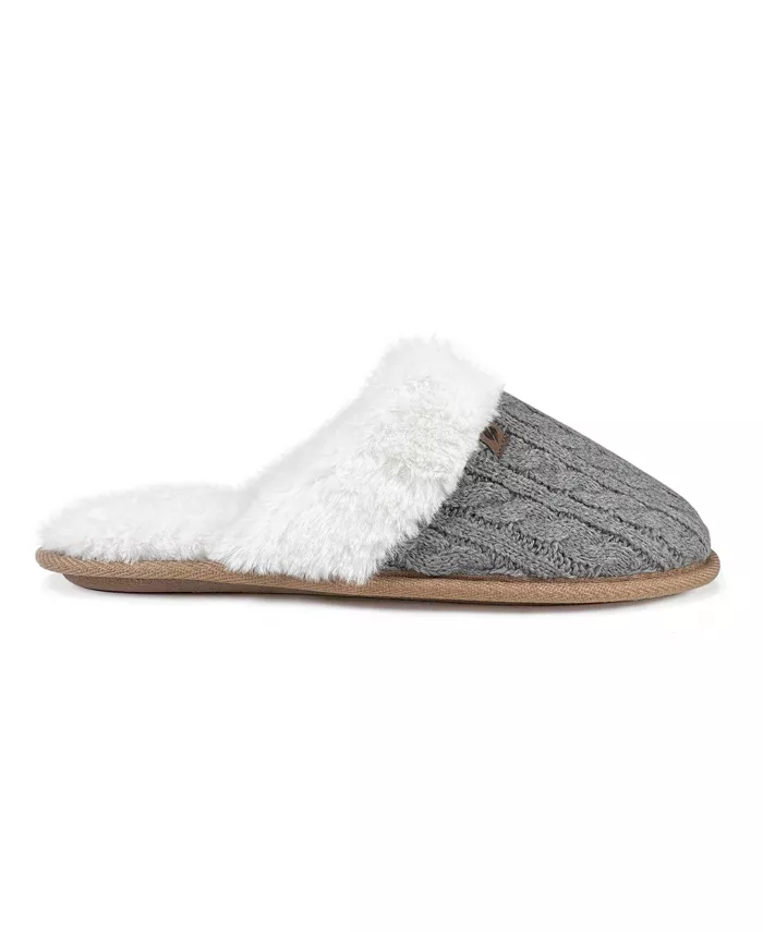 Women's Aria Faux Fur Scuff Slippers - thumbnail 9