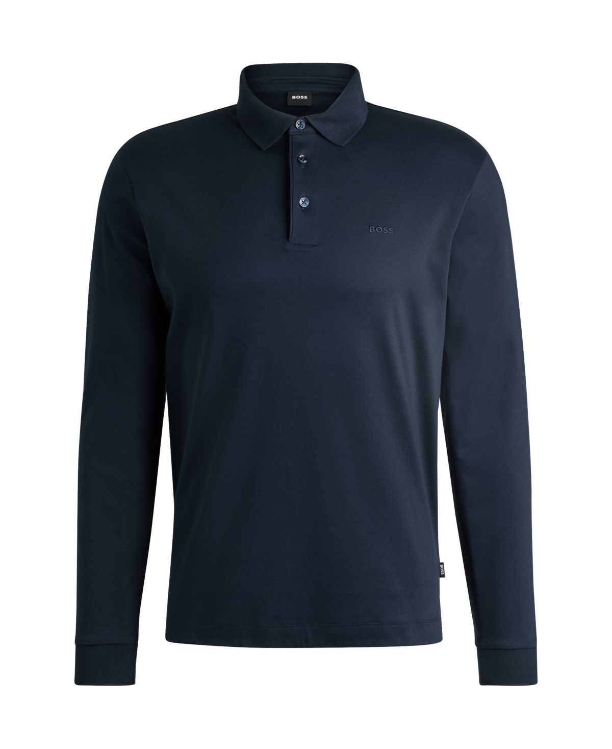 Hugo Boss Boss By  Men's Embroidered Logo Polo In Dark Blue