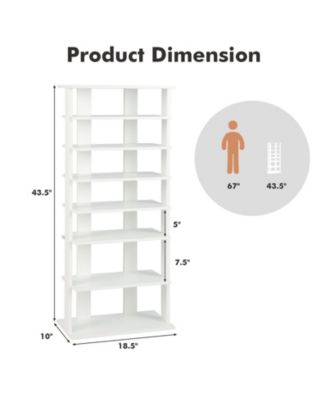 7 Tiers Vertical Shoe Rack for Front Door