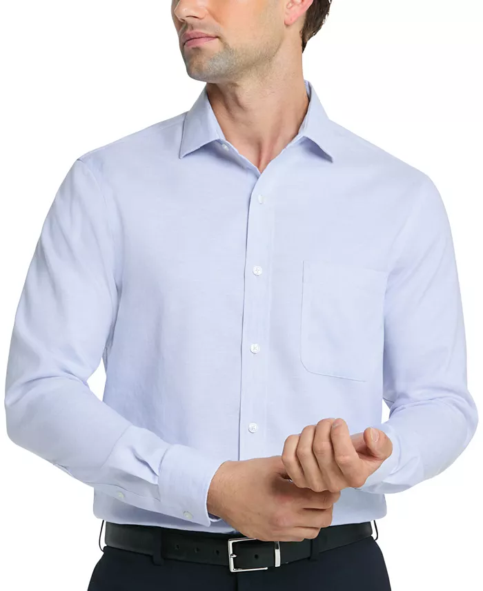Mens Regular Fit Linen Dress Shirt - thumbnail 3