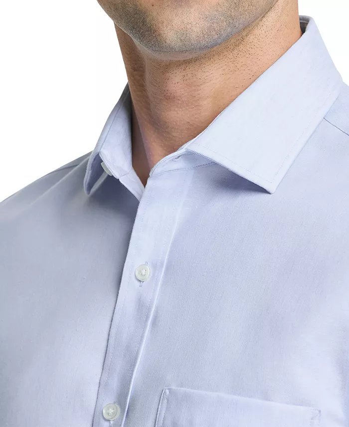 Mens Regular Fit Linen Dress Shirt - thumbnail 4