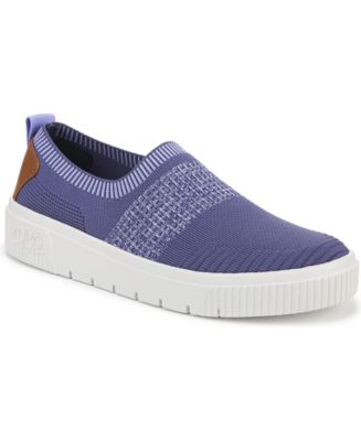 【PORTERNA】Ravi Check Flat Shoes Rykä Encore Knit Slip On Sneaker | Womens Casual Shoes