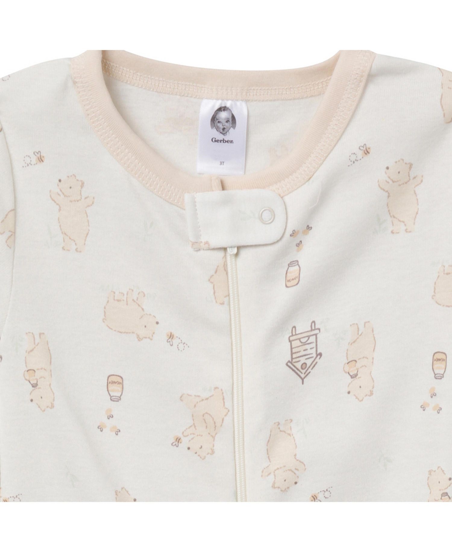 Baby Girls' Snug Fit Footless, 3-Pack