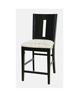 Urban Icon Contemporary Slotback Upholstered Counter Stool (Set of 2 )