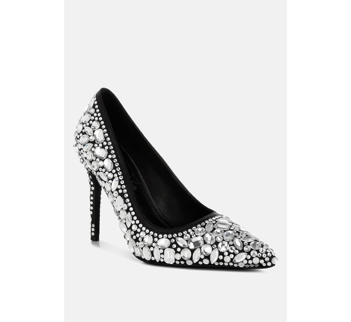 Iceout Diamante & Rhinestone Embellishments Pumps
