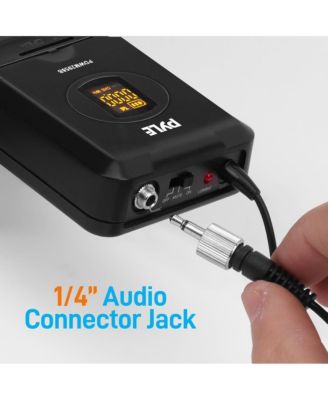 Wireless Belt-Pack Microphone System with 2 Headsets, 2 Lavalier Mics, USB Powered Receiver