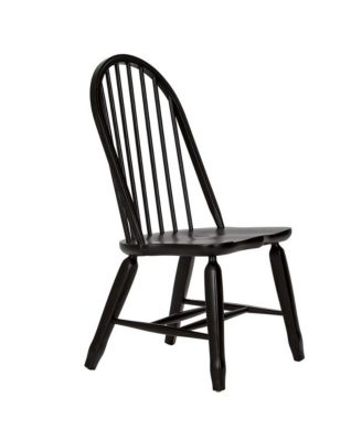 Bow Back Side Chair - Black