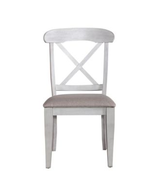 Upholstered X Back Side Chair (RTA)