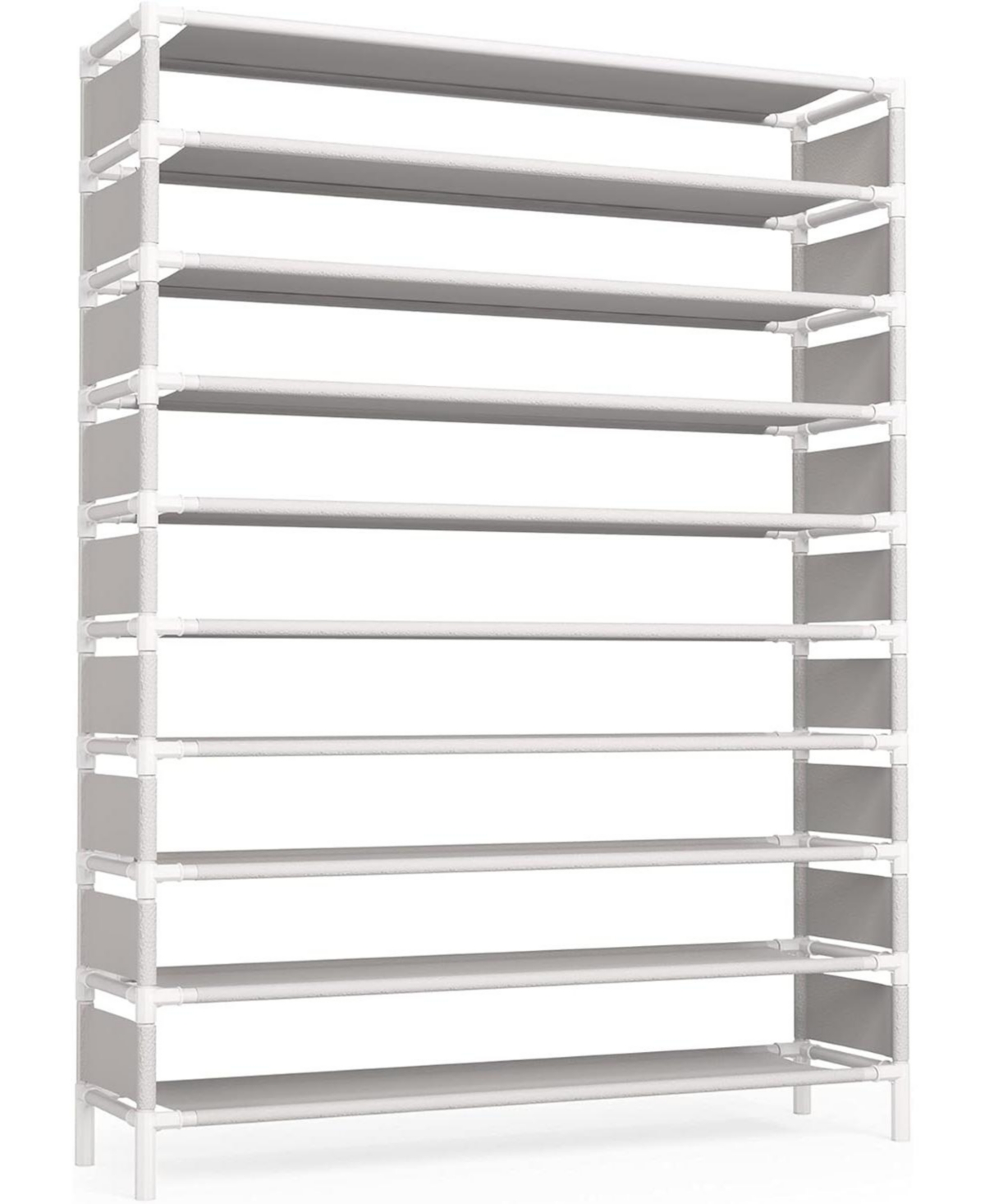 Tribesigns 10-Tier Shoe Rack, Shoe Storage Organizer, Capacity Shoe Rack for 50 Pairs, Shoe Shelf, Perfect for Closet, Entryway, and
