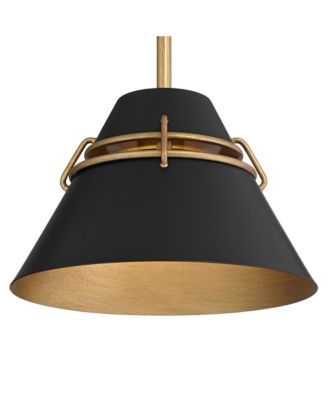 Curry 10" Modern Pendant Ceiling Light Fixture Dining Room Over Table Kitchen Island Hanging Black Gold Mini