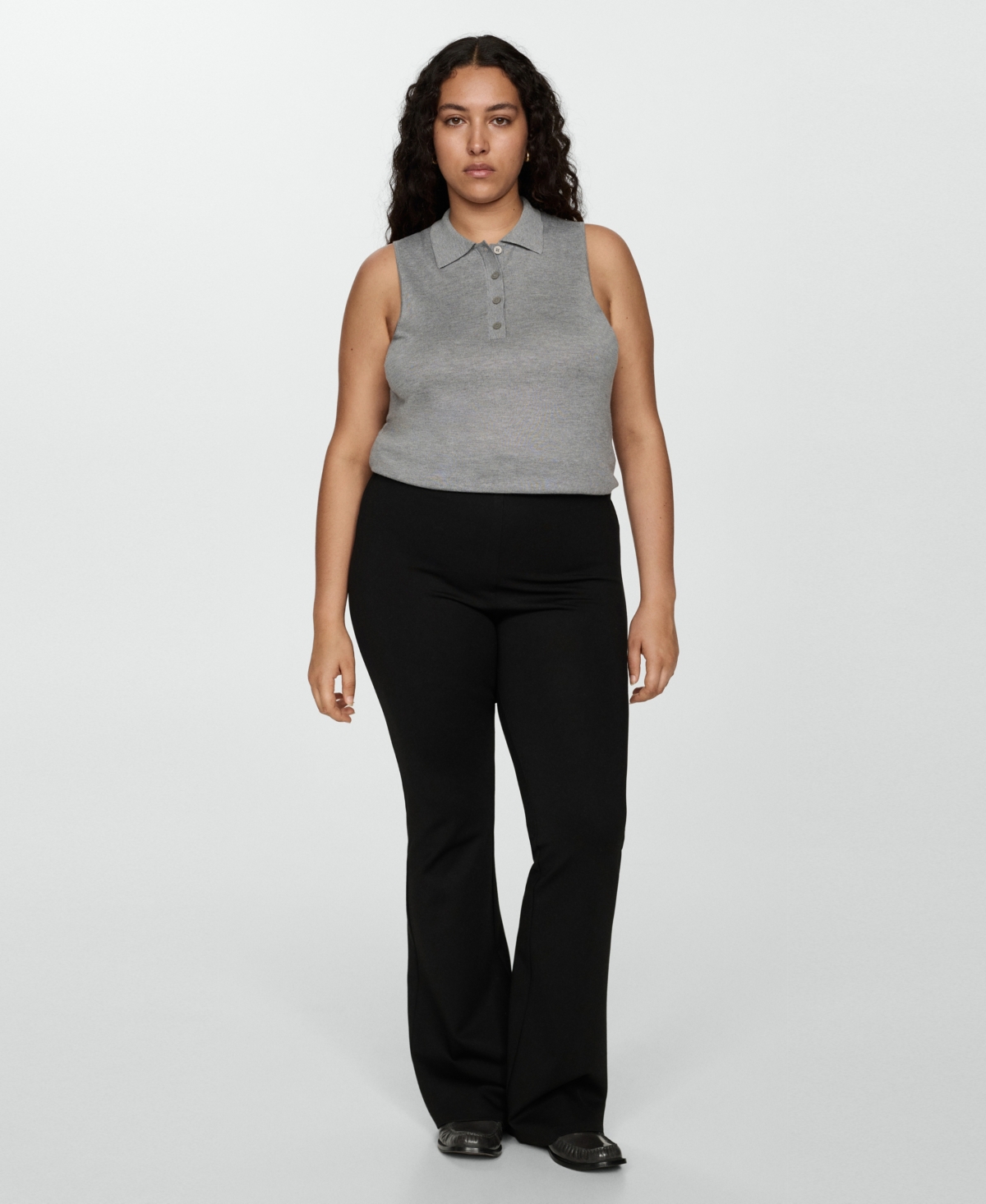 Mango Women's Flared Long Pants