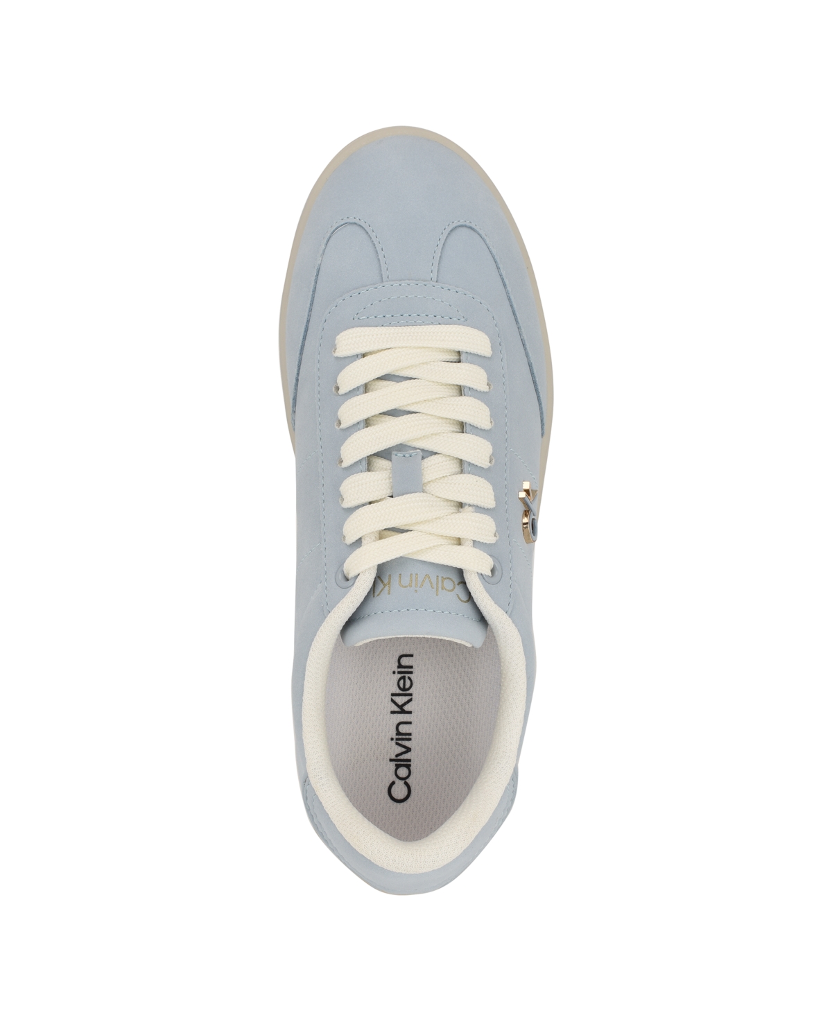 Calvin Klein Women's Nicala Casual Lace-up Sneakers In Light Blue