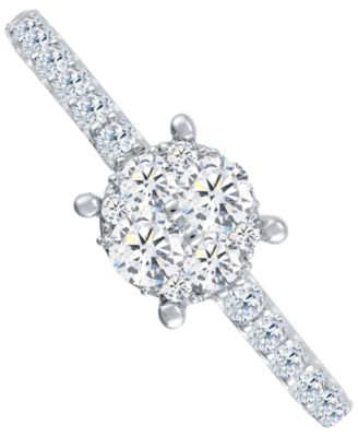 Diamond Classic Style Bridal Set (3/4 ct. t.w) in 14k White Gold