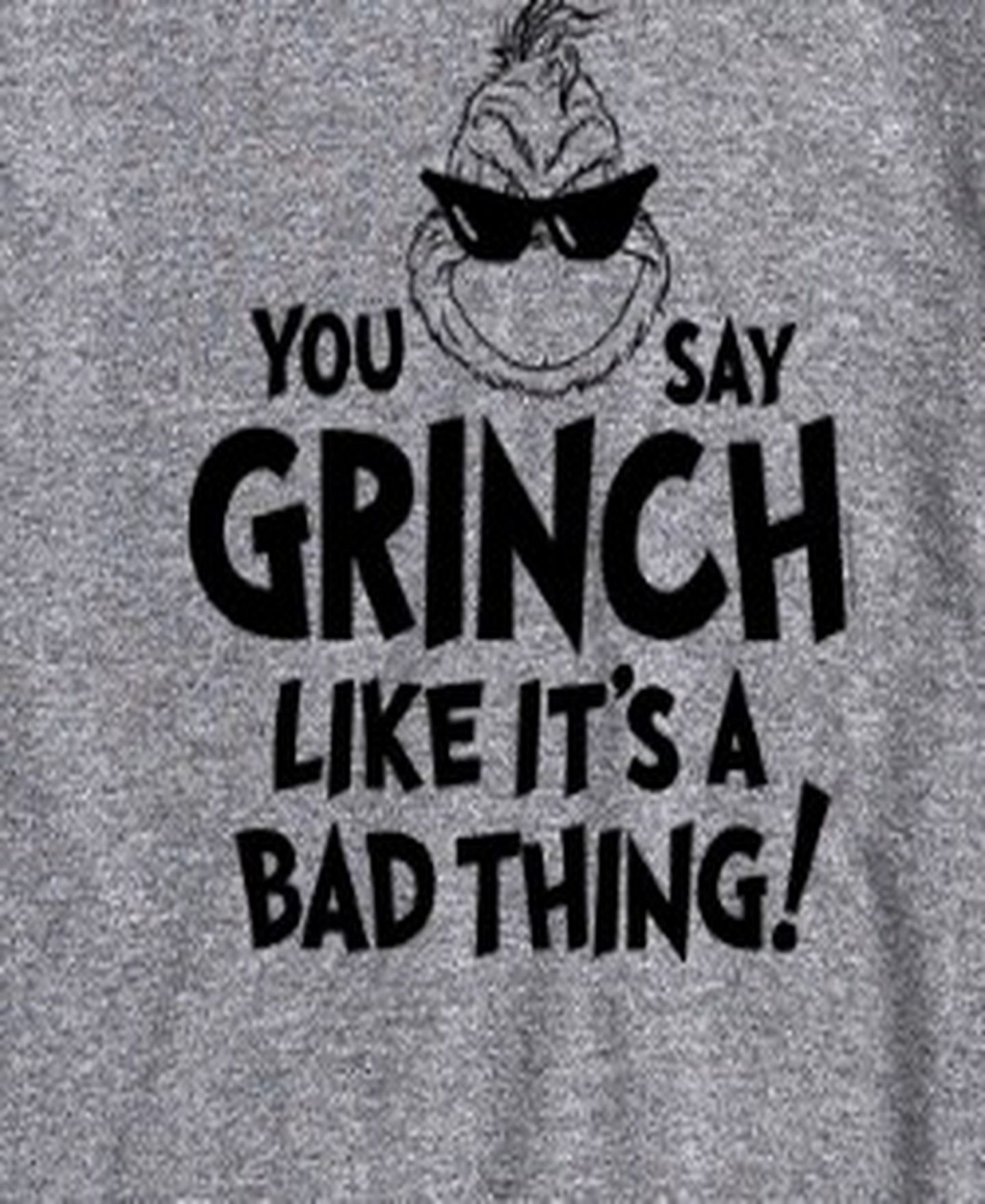 Мужская футболка AIRWAVES The Grinch Like It's A Bad Thing Short Sleeve, цвет: Серый — фото 3