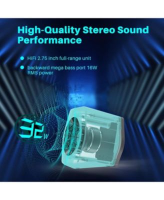 G2000 PC Gaming Computer Speakers, Bluetooth USB AUX