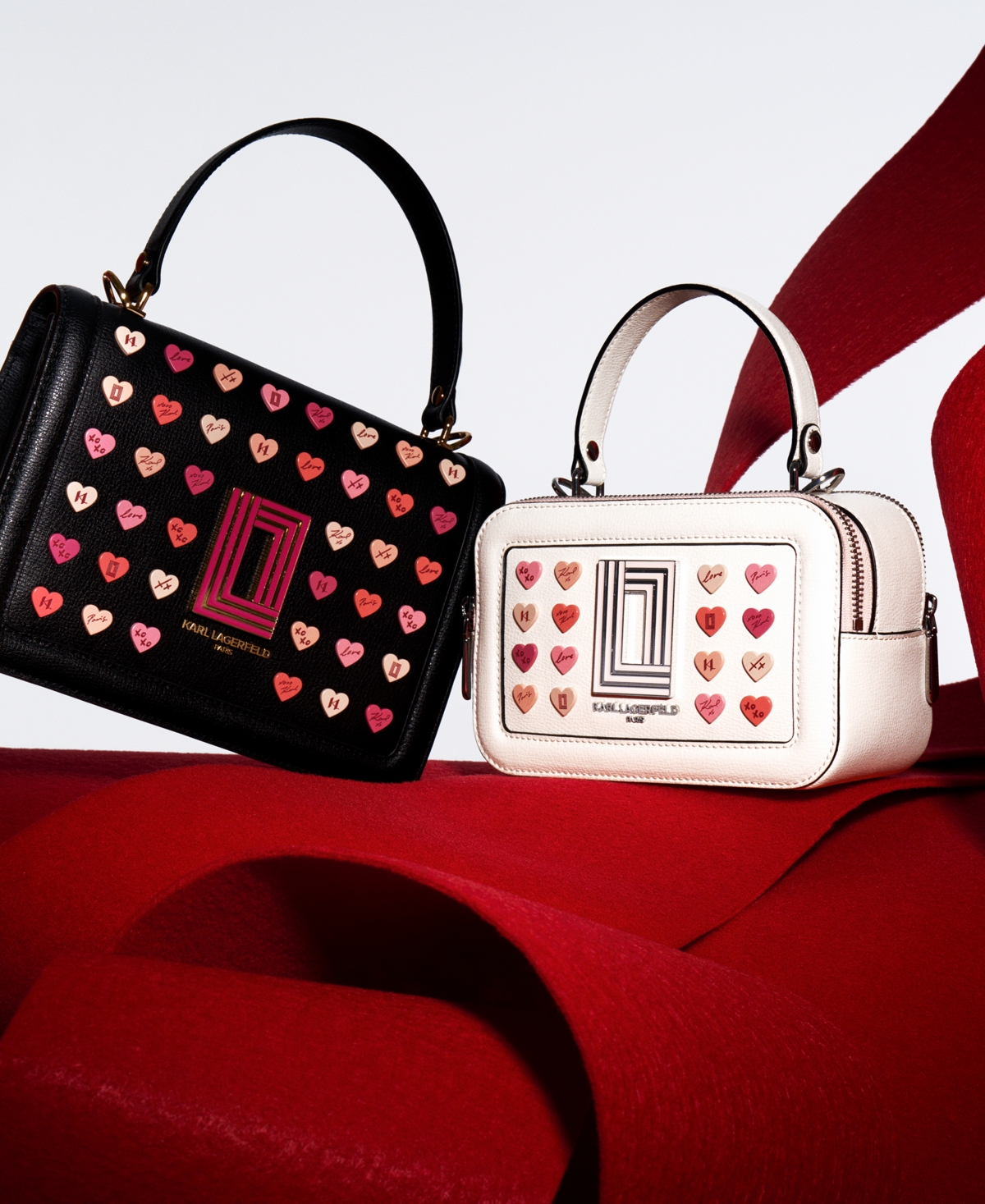 Karl Lagerfeld Paris Simone Crossbody Bag -lotus