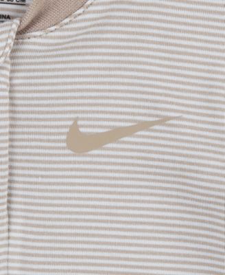 Baby Boy or Girl Viscose Striped Footed Coverall 