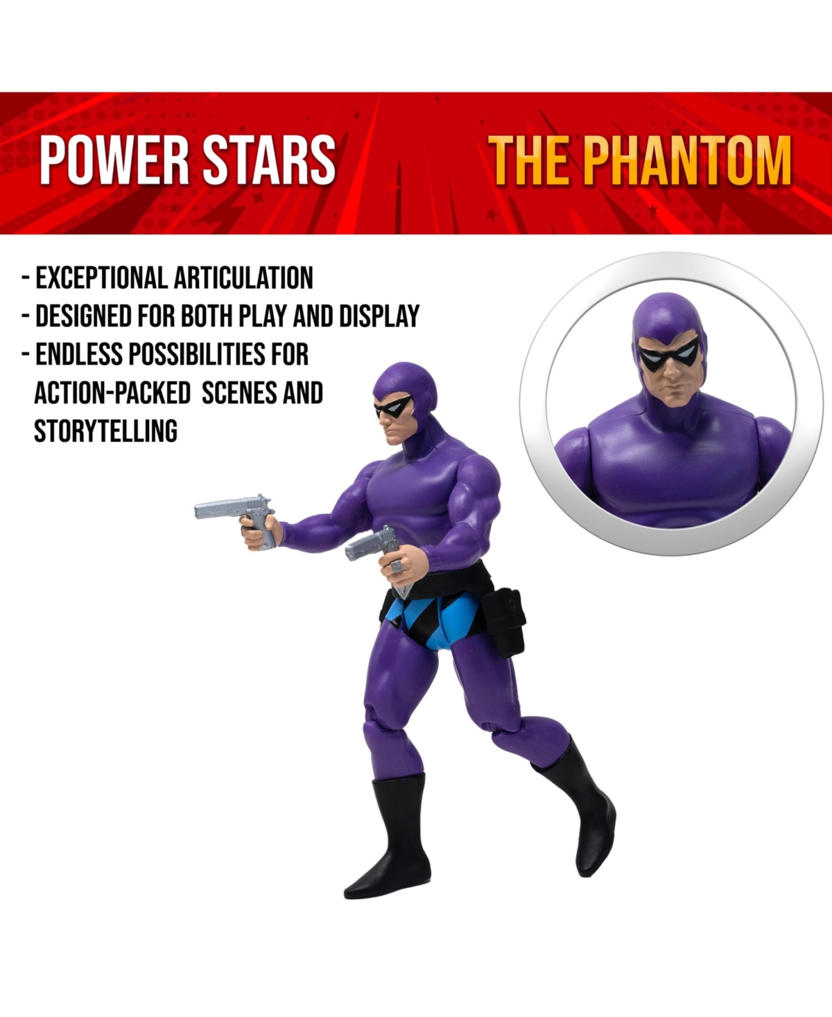The Phantom and Hero Figure & Steed Pack