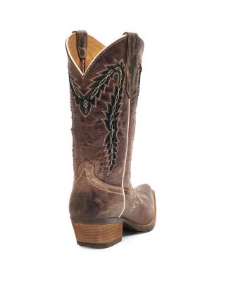 Women's Cowgirl Leather Boots By
