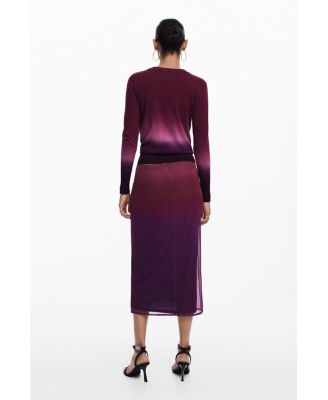 Women's Gradient flowy skirt