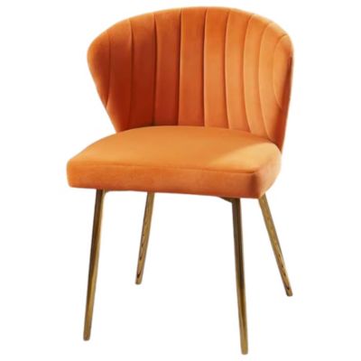 Modern Sage Velvet Accent Chair with Wingback Design and Sturdy Metal Legs