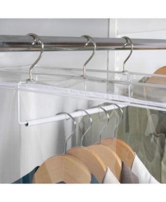Garment Bag - Hanging Closet Organizer 54&amp;quot; - Zippered Cover with Rod